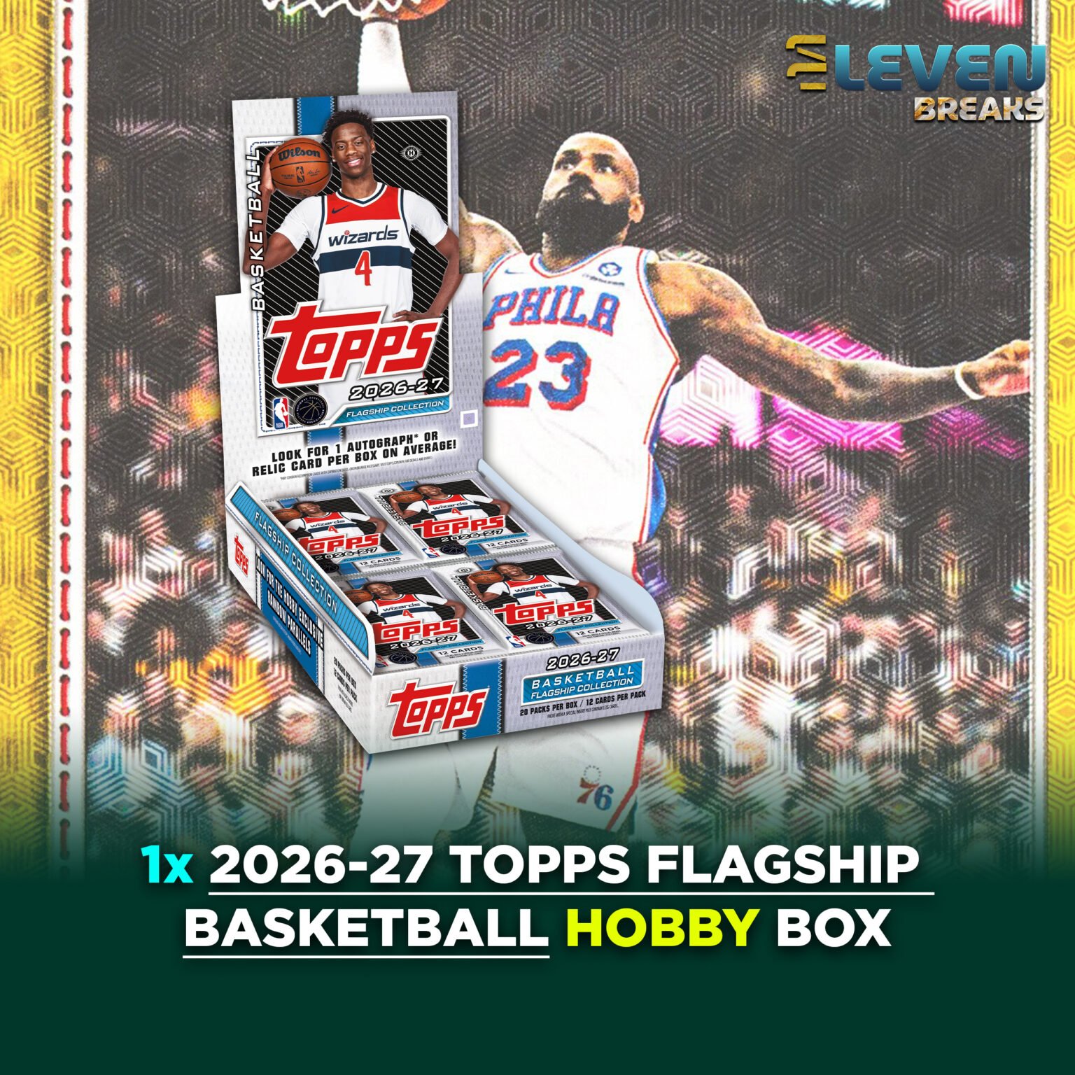 1x 2026-27 Topps Flagship Basketball Hobby Box Random Team Break #05 ...